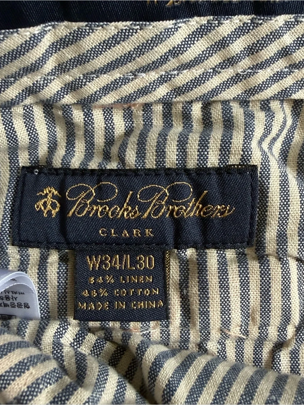 Brooks Brothers Peach Chinos - Slim Casual Trousers